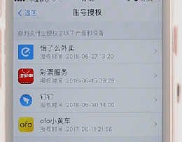 在支付宝里查授权的操作步骤截图