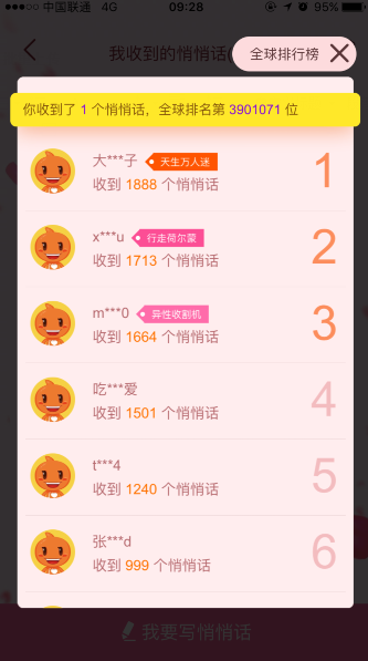 淘宝APP查看我收到的悄悄话的简单操作截图