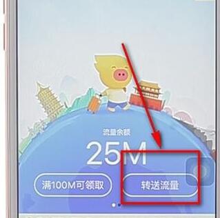 飞猪APP转送流量的详细操作截图
