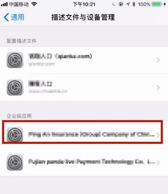 iPhonexs max添加信任的操作步骤截图