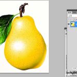 分享利用ps制作一个眨眼睛的梨的方法介绍。