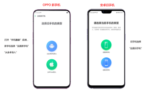 教你oppo手机里把旧手机数据转移到新手机的方法讲解。