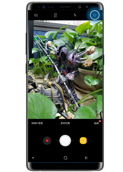 在三星note9中设置语音控制拍照的方法分享截图