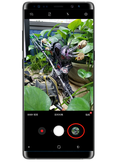 在三星note9中查看连拍照片的具体方法截图