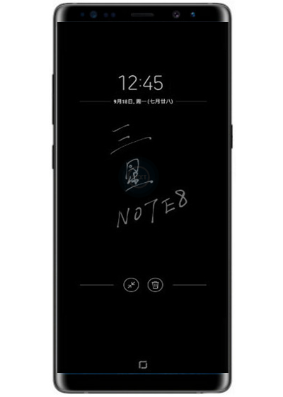 在三星note9中开启熄屏快写功能的具体方法截图