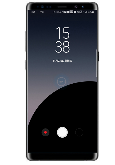 在三星note9中快速启动相机的具体步骤截图