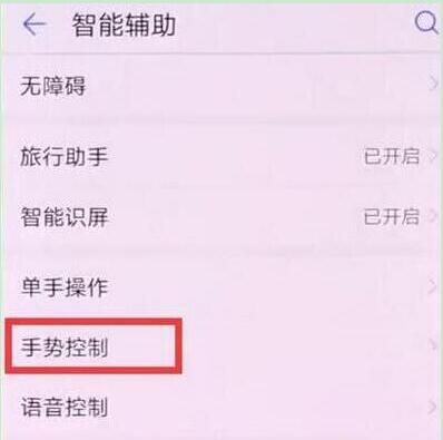 华为mate20中设置抬起亮屏的具体操作截图