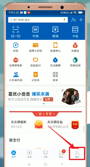 支付宝APP进行升级的操作流程截图