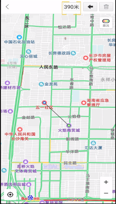 百度地图测距离的使教程截图