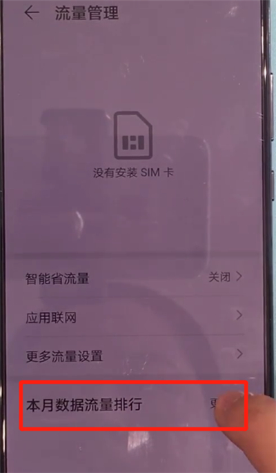 华为mate30中查看流量的详细操作介绍截图