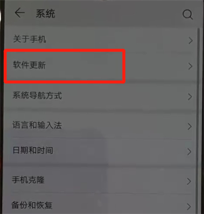 华为p30pro中更新系统的操作教程截图