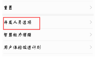 荣耀10青春版找到开发者选项的操作过程截图