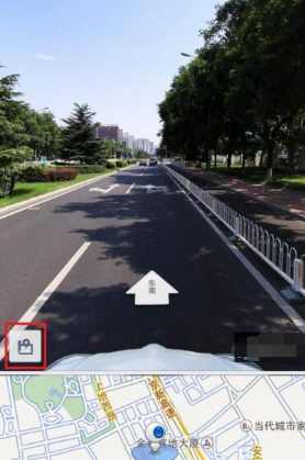 百度地图查看街景的简单步骤截图