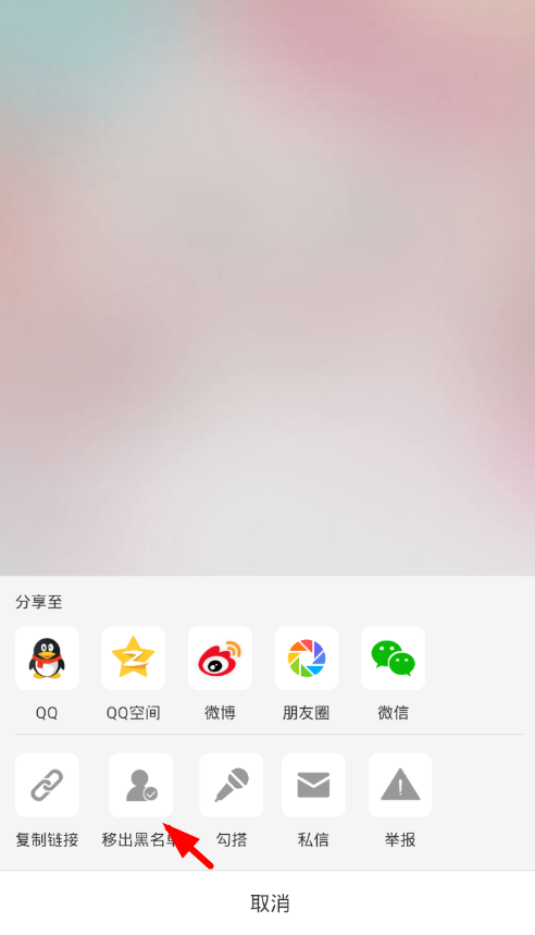 在半次元中设置黑名单的图文讲解截图