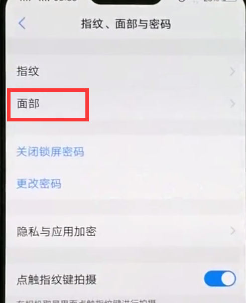 在vivoz1i中设置解锁的图文步骤截图