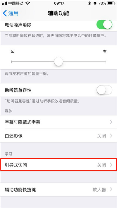 在iphone8中开启引导式访问的图文教程截图