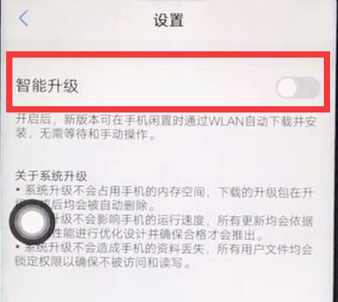 vivoz1关掉系统自动升级的操作步骤截图