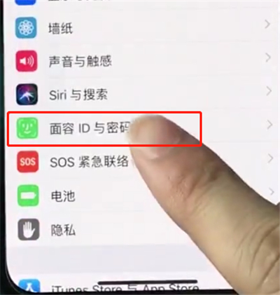 iphonexs使用面容id的详细操作截图