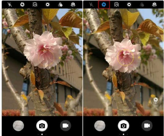 华为手机大光圈拍照模式使用讲解截图