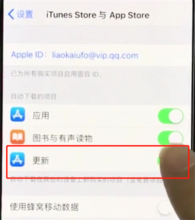 iphonexr关掉软件自动更新的操作流程截图