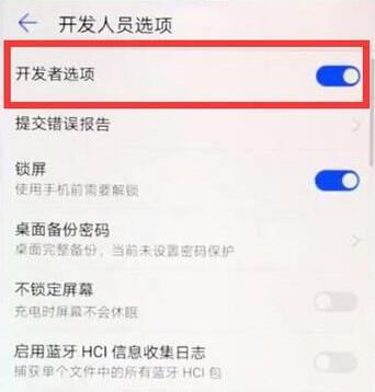 华为麦芒7查找开发人员选项的操作过程截图