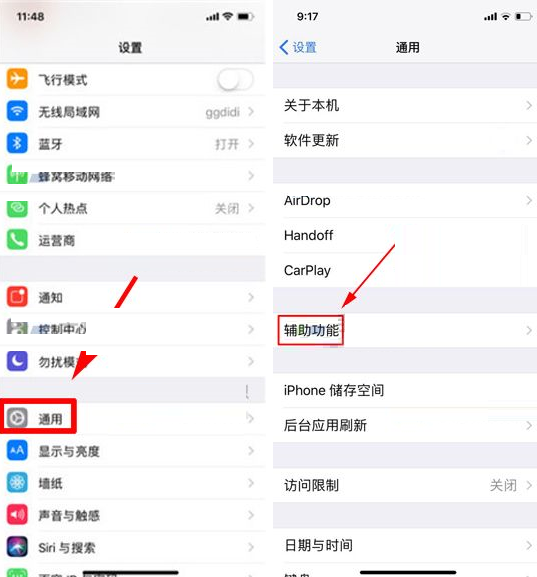 iPhone X设置色彩滤镜的操作过程截图