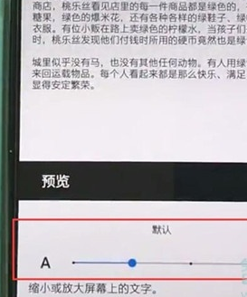 一加7pro调整字体大小的操作步骤截图