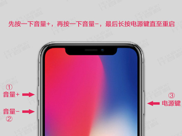 分享iPhone xs进行强制重启的具体步骤。