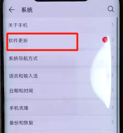 华为mate20pro中更新系统的操作方法截图