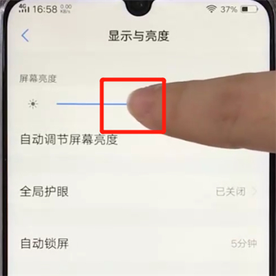 vivoz3调节屏幕亮度的操作方法截图