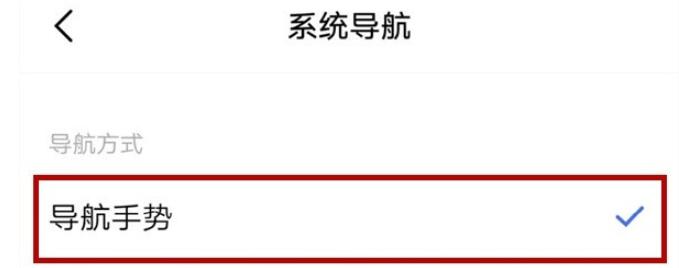 vivox30pro中设置导航手势的操作教程截图