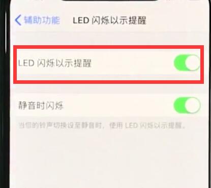 iphonexr开启来电闪关灯的基本操作截图