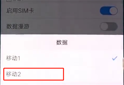 vivox20中更改移动数据网络的详细步骤截图