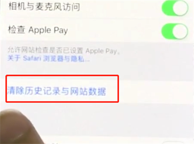 iphonex中清除Safari浏览器历史记录的操作步骤截图