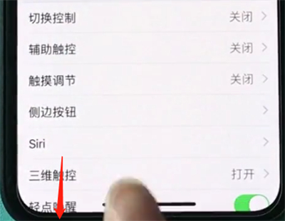 iphonex中开启半屏功能的操作步骤截图