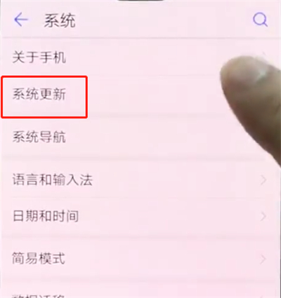 华为p20pro中更新系统的简单方法截图