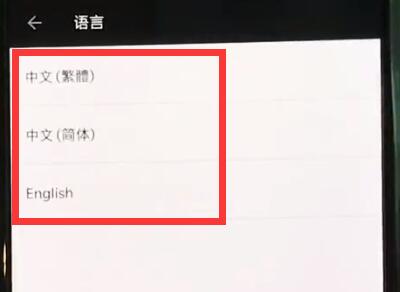 一加6中更改语言的操作步骤截图