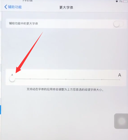 ipad调整字体大小的详细教程截图