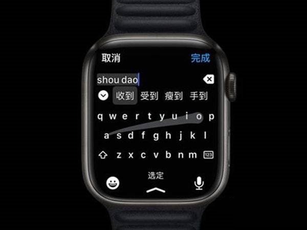 AppleWatchSeries7如何打字聊天？AppleWatchSeries7打字聊天的方法截图