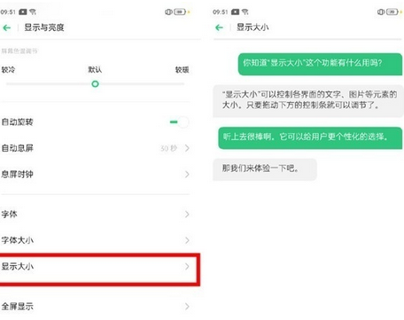OPPO Ace2修改字体大小的方法截图
