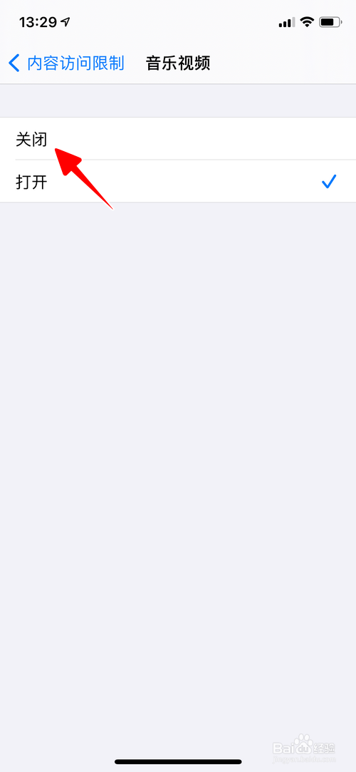 ios14如何禁止显示音乐视频