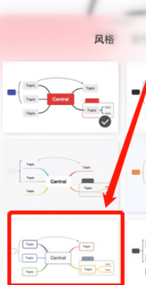 XMind如何设置项目显示风格