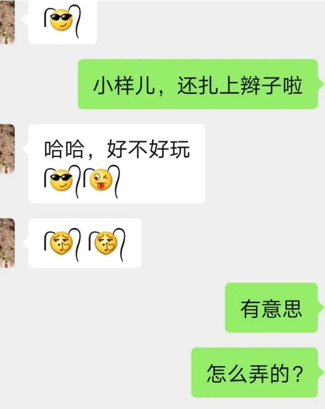 微信辫子表情如何发