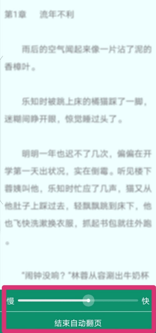 晋江小说阅读自动翻页功能如何启用