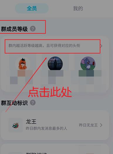 如何查询自己在QQ群中的等级?QQ群查询自己等级的方法截图