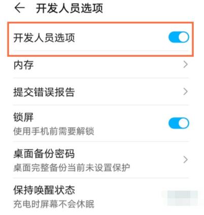 华为p40开发者模式怎么关闭?华为p40开发者模式关闭方法截图