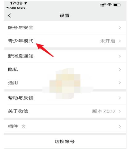 微信青少年模式怎么开?微信打开青少年模式的步骤方法截图