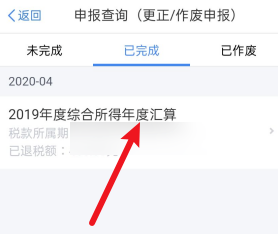 个人所得税怎么看申报记录?个人所得税查看申报记录教程截图