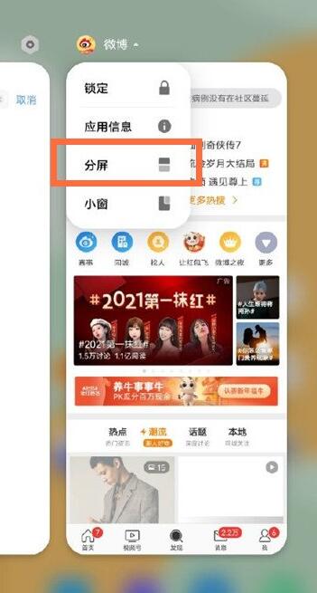 vivos9怎么分屏 vivos9分屏功能使用方法截图