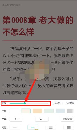 当当云阅读怎么调亮度?当当云阅读设置亮度的方法截图